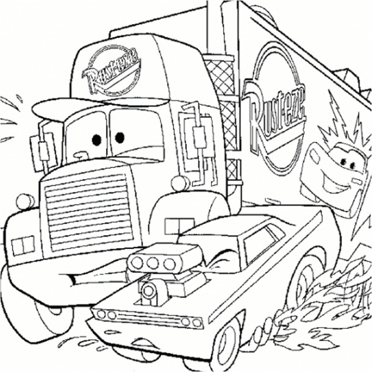 Coloriage Gratuit à Imprimer Tracteur Camion A Colorier Gratuit Az Coloriage