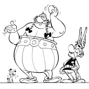 Coloriage Gratuit asterix Et Obelix à Imprimer Coloriage Obelix Sanglier