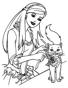 Coloriage Gratuit Barbie A Imprimer 121 Dessins De Coloriage Barbie à Imprimer