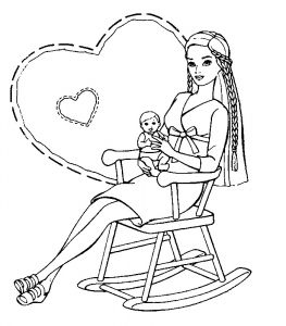 Coloriage Gratuit Barbie A Imprimer Coloriage De Barbie