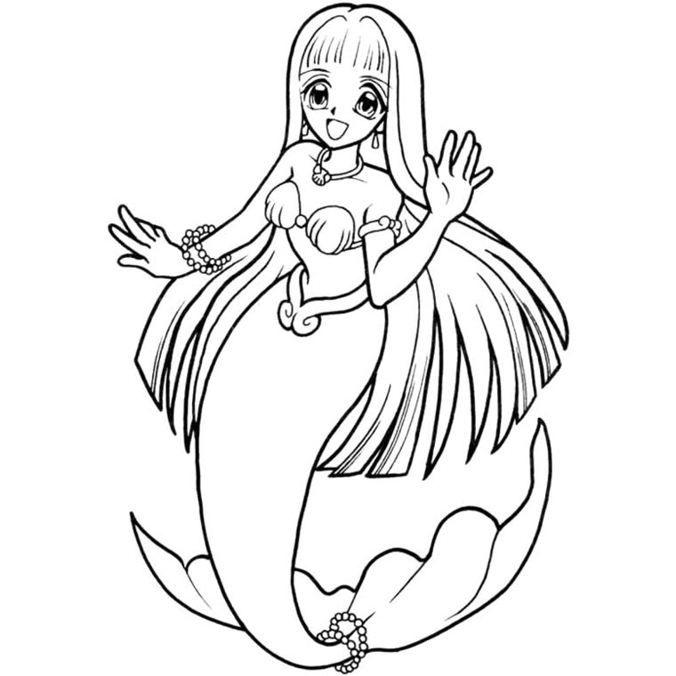 Coloriage Gratuit De Dauphin Coloriage   Imprimer Manga Pour Fille