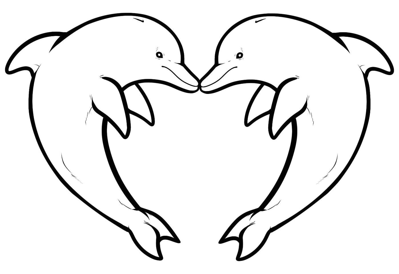 Coloriage Gratuit De Dauphin Coloring A Love Mandala Yahoo Image Search Results