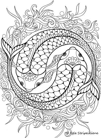 Coloriage Gratuit One Piece Koi Coloring