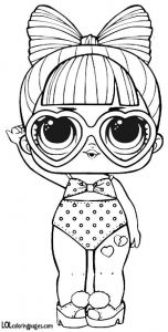 Coloriage Gratuit Poupee Lol Coloriage Lol Lovely Spf Q T Series 3 L O L Surprise Doll