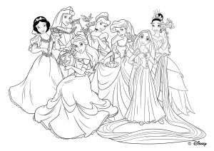 Coloriage Gratuit Princesse Disney A Imprimer Beau Coloriage Princesse Raiponce A – Marcorandazzo