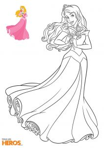 Coloriage Gratuit Princesse Disney A Imprimer Belle Dessin Kawaii Princesse Disney Facile