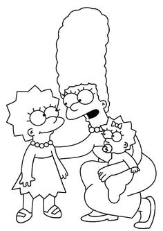 Coloriage Gratuit Simpson A Imprimer Die 45 Besten Bilder Von Simpsons