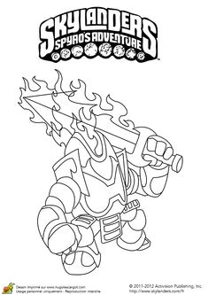 Coloriage Gratuit Skylanders A Imprimer Les 84 Meilleures Images De Coloriages Héros De Jeux Vidéos