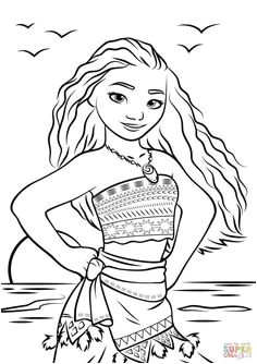 Coloriage Gratuit Vaiana à Imprimer 2418 Meilleures Images Du Tableau Coloriage