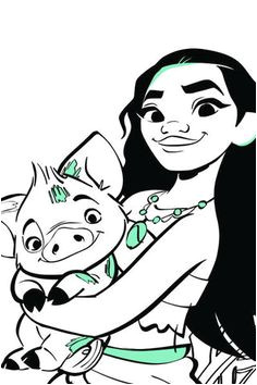 Coloriage Gratuit Vaiana à Imprimer Les 82 Meilleures Images De Vaiana