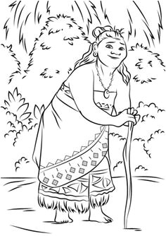 Coloriage Gratuit Vaiana à Imprimer Les 82 Meilleures Images De Vaiana