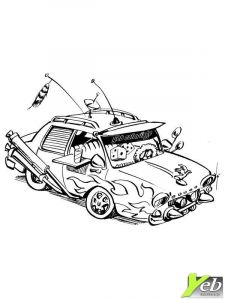Coloriage Gratuit Voiture Tuning Dessin De Voiture De Tuning