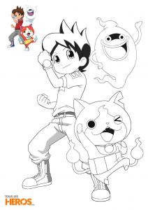 Coloriage Gratuit Yo Kai Watch Dessin Yo Kai Tl86