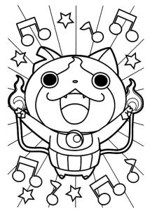 Coloriage Gratuit Yo Kai Watch Evo Magz V4 7