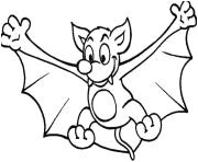 Coloriage Halloween Chauve souris Coloriage Citrouille Fantome Chauvesouris Araignee