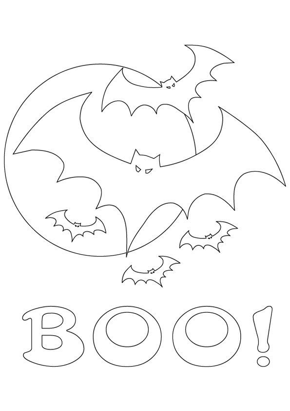 Coloriage Halloween Chauve souris Dessin Colorier Chauve souris Halloween