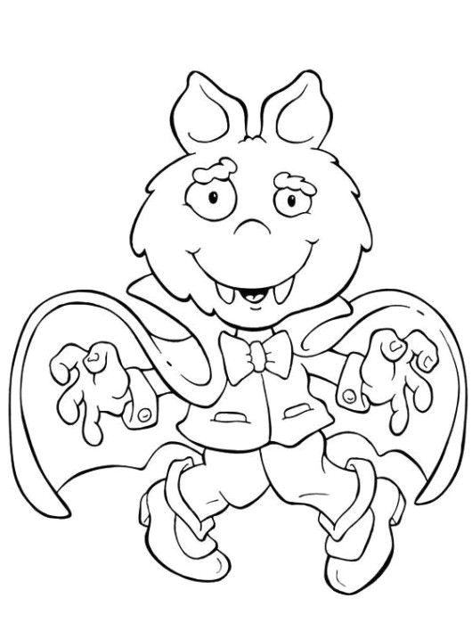 Coloriage Halloween En Ligne Cute Vampire Halloween Coloring Pages