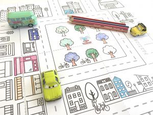 Coloriage Hand Spinner A Imprimer Ta Ville   Colorier Un Jeu De Route   Imprimer