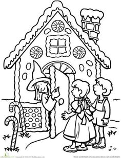 Coloriage Hansel Et Gretel 9 Meilleures Images Du Tableau Contes En 2019