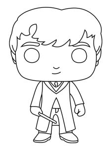 Coloriage Harry Potter Facile Coloriage Harry Potter Des Dessins Uniques à Imprimer