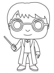 Coloriage Harry Potter Facile Coloriage Harry Potter Des Dessins Uniques à Imprimer