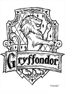 Coloriage Harry Potter Gryffondor Cleo Brownlow Kippen Cleobrownlowkippen On Pinterest