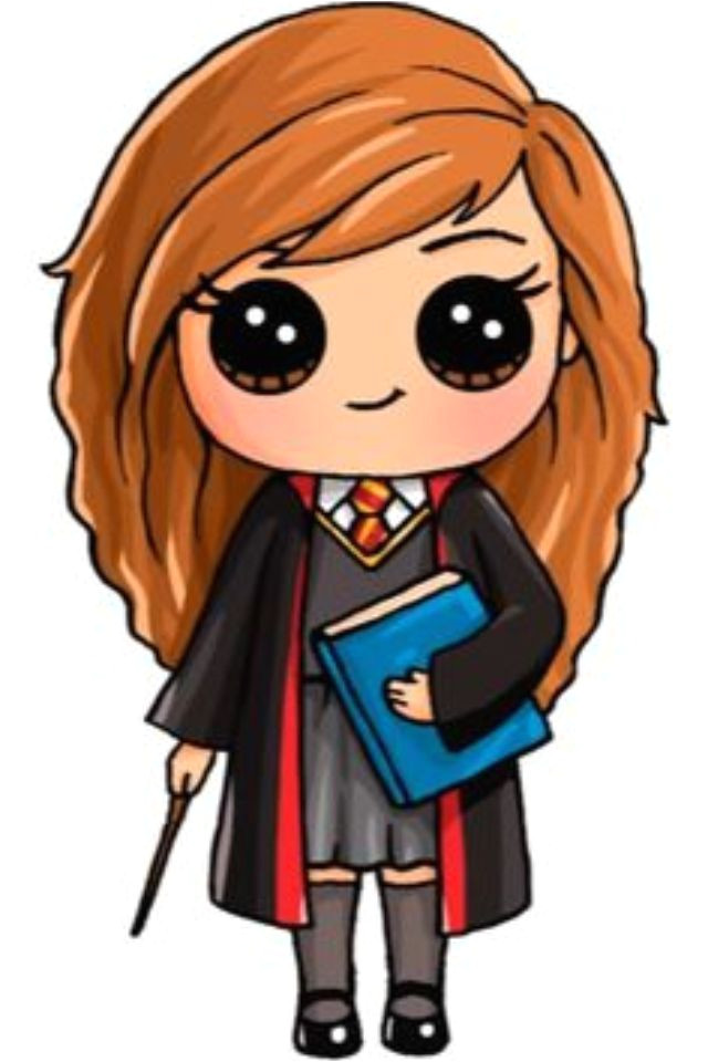 Coloriage Harry Potter Kawaii Dessin Kawai Harry Potter Luna Dessin Harry Kawaï