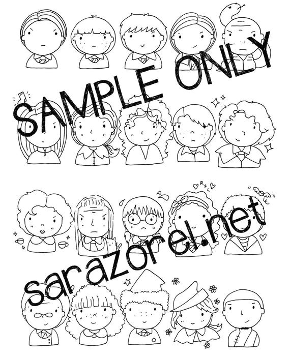 Coloriage Harry Potter Kawaii 【top 100】 Coloriage Harry Potter Kawaii Coloriage à