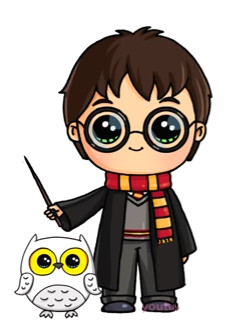 Coloriage Harry Potter Kawaii Harry Potter Dessin