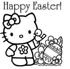 Coloriage Hello Kitty Paques 65 Meilleures Images Du Tableau Coloriage Hello Kitty