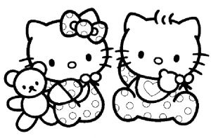 Coloriage Hello Kitty Paques Coloriages Hello Kitty