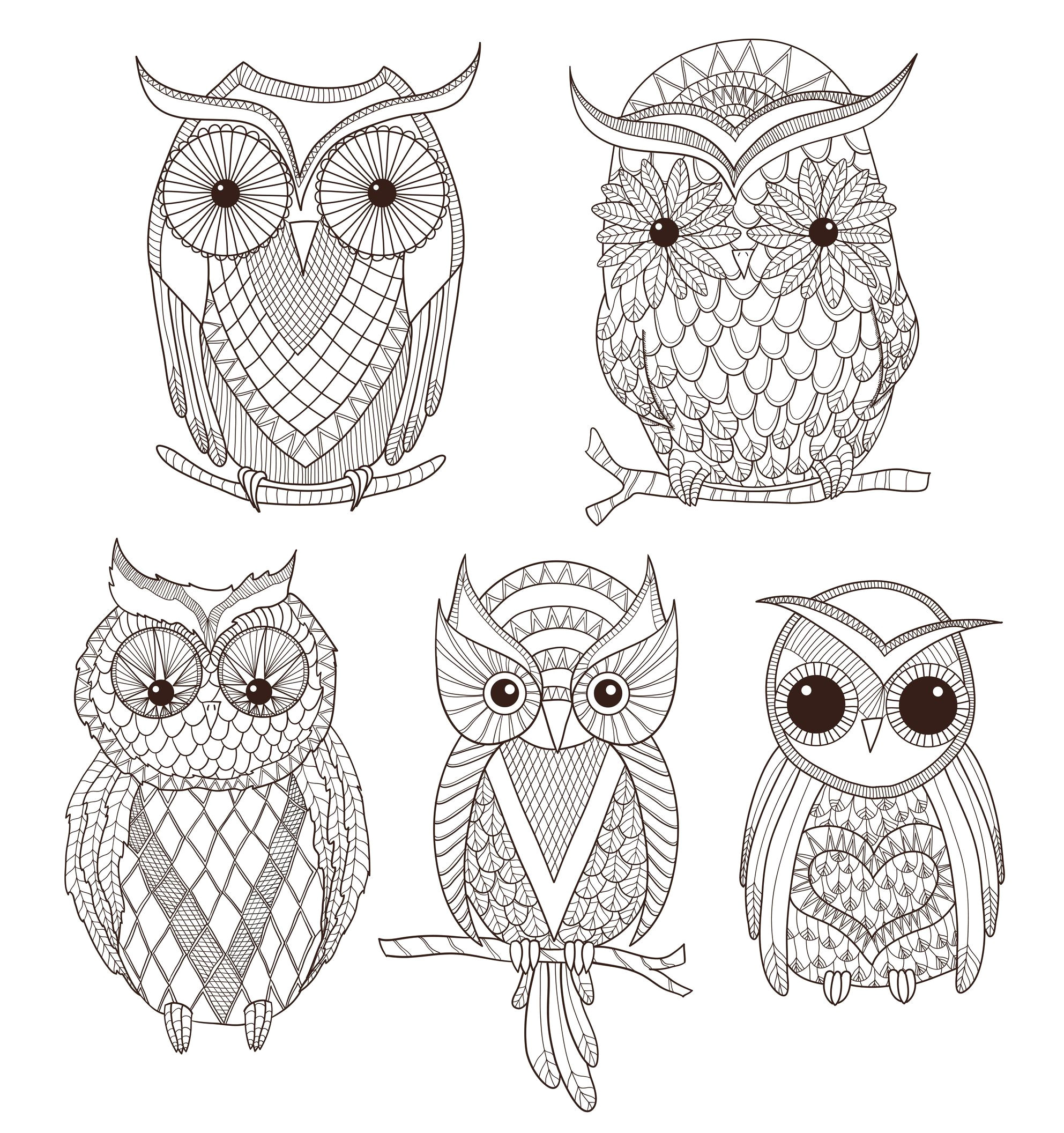 Coloriage Hiboux A Imprimer Imprimer Mandala Animaux Dessin A Imprimer Gratuit