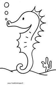 Coloriage Hippocampe A Imprimer Coloriage Petits Hippocampe Hippocampes