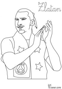 Coloriage Ibrahimovic A Imprimer Coloriage Zlatan Ibrahimovic à Imprimer