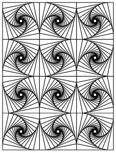 Coloriage Illusion D Optique Coloriage Illusion D Optique