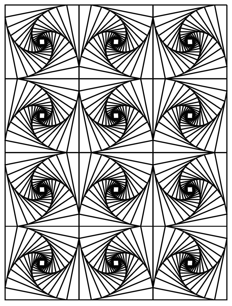 Coloriage Illusion D Optique Coloriage Illusion D Optique