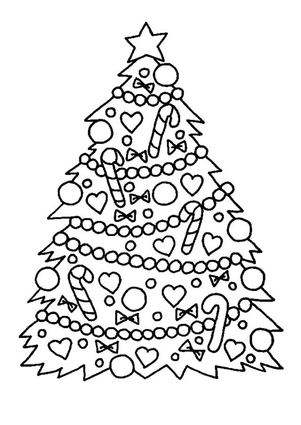 Coloriage Imprimer De Noel Coloriage Noel Sapins Decor