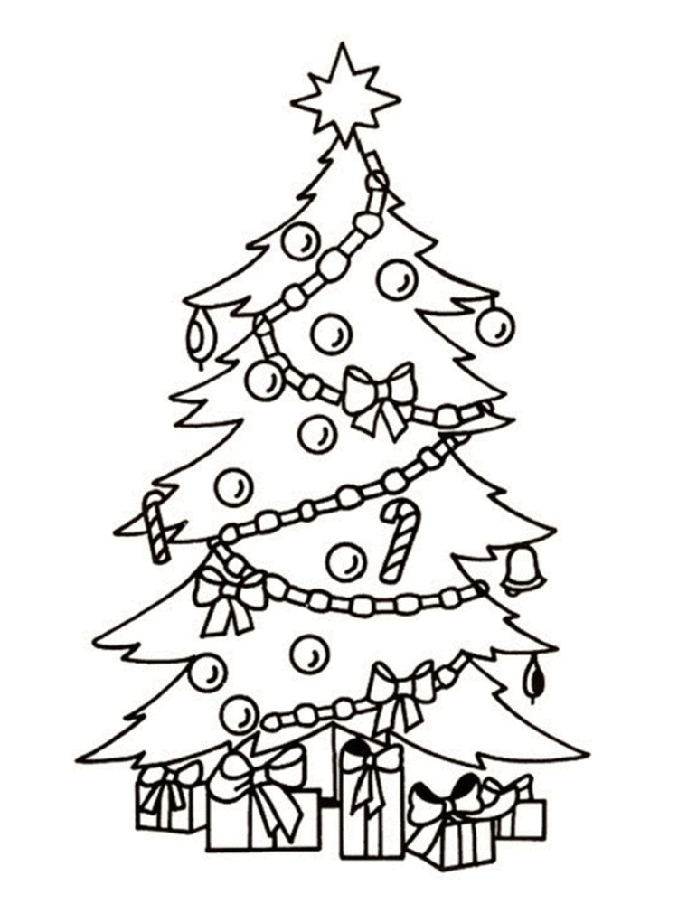 Coloriage Imprimer Sapin Noel Dessin De Sapin Les Dessins Et Coloriage
