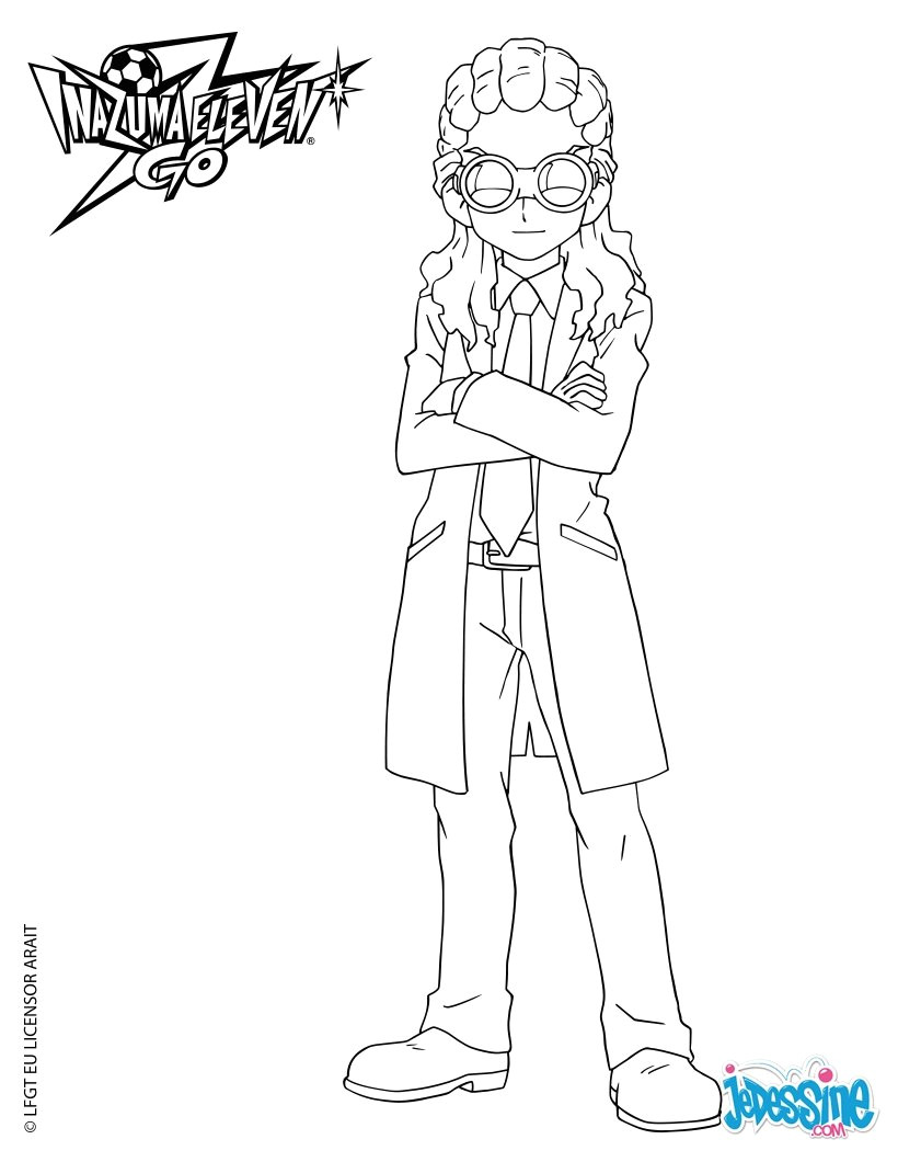 Coloriage Inazuma Eleven Jude Coloriages Jude Sharp De Face Fr Hellokids