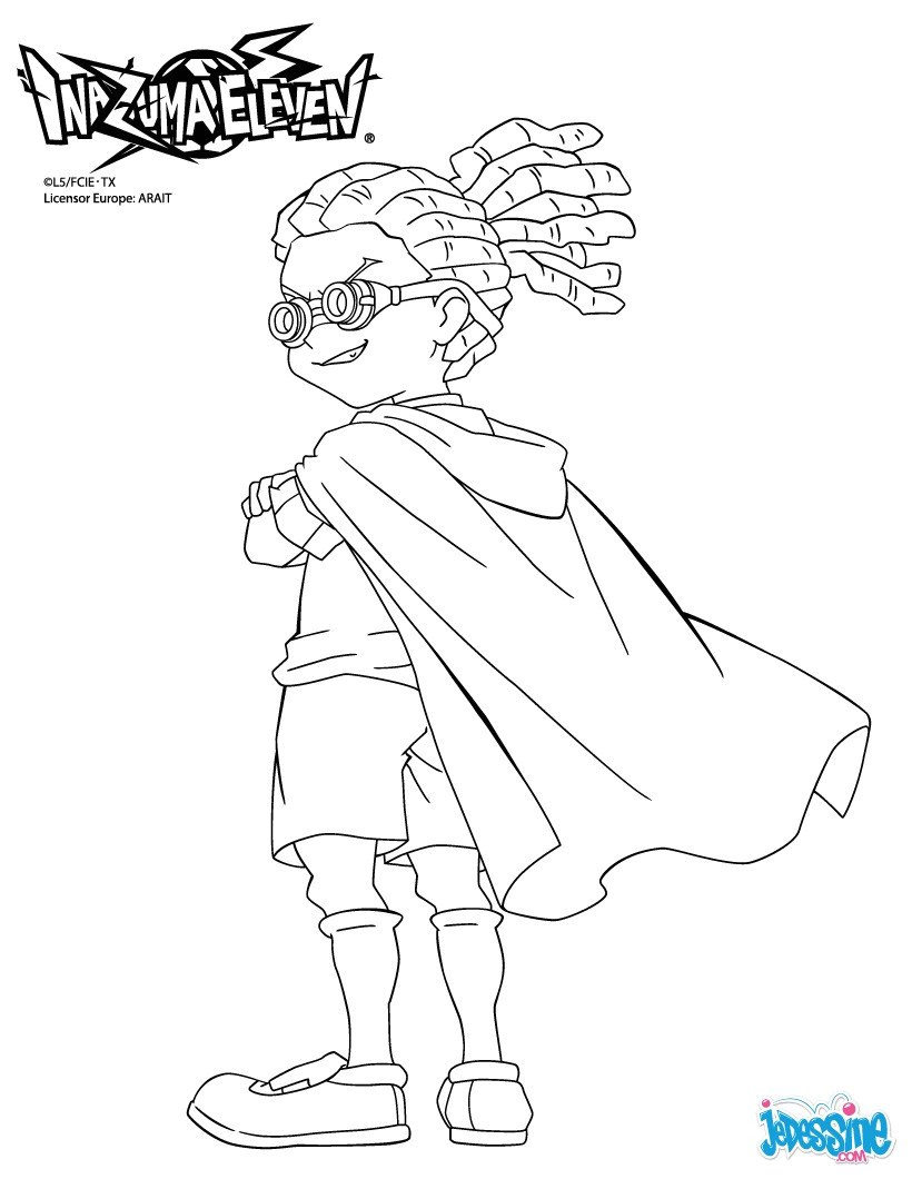 Coloriage Inazuma Eleven Jude Coloriages Le Milieu De Terrain Jude Sharp Fr Hellokids