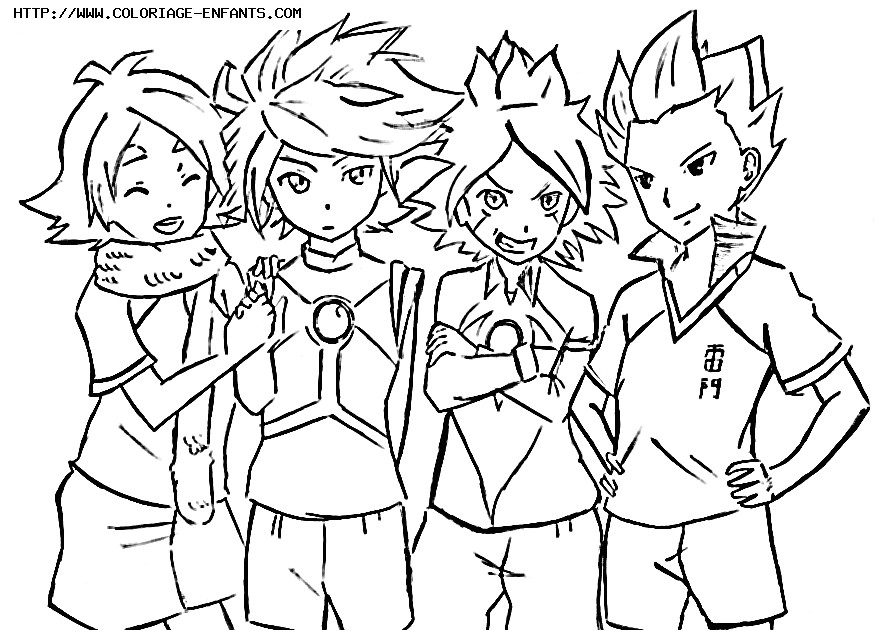 Coloriage Inazuma Eleven Shawn Frost Coloriage Inazuma Eleven ares