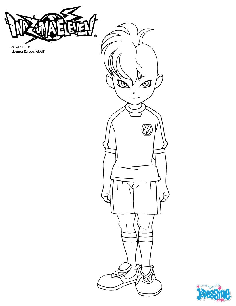 Coloriage Inazuma Eleven Shawn Frost Coloriage Inazuma Eleven ares