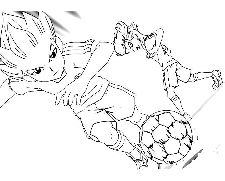 Coloriage Inazuma Eleven torch Coloriage De Inazuma Eleven Axel Blaze