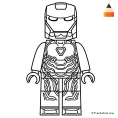 Coloriage Iron Man Lego 160 Best Color Pages Images In 2019