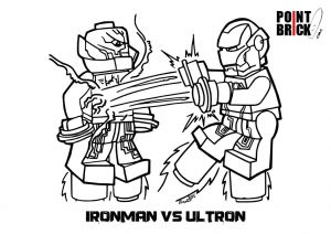 Coloriage Iron Man Lego Lego Avengers Coloring Pages