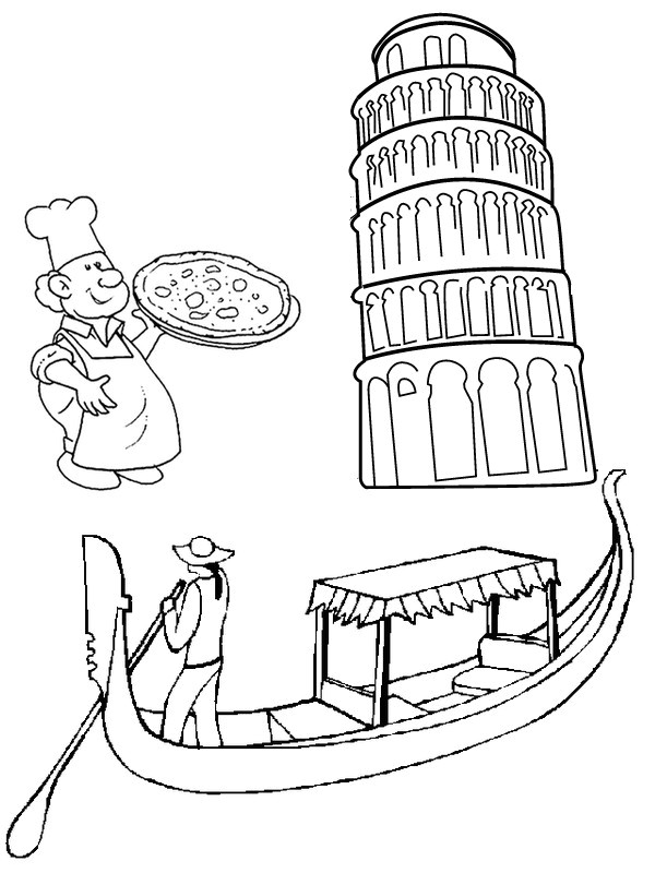 Coloriage Italie A Imprimer Dessins Gratuits à Colorier Coloriage Italie à Imprimer
