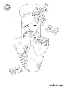 Coloriage Japonais à Imprimer Coloriage Japonais A Imprimer