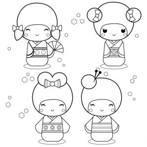 Coloriage Japonais à Imprimer Coloriage Japonais A Imprimer