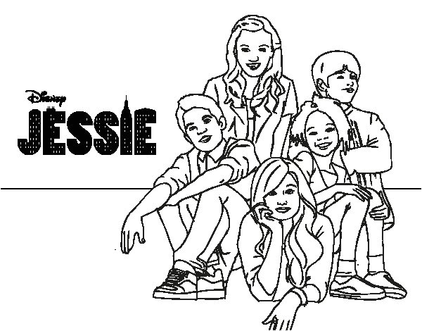 Coloriage Jessie Disney Channel A Imprimer 19 Dessins De Coloriage Disney Channel à Imprimer