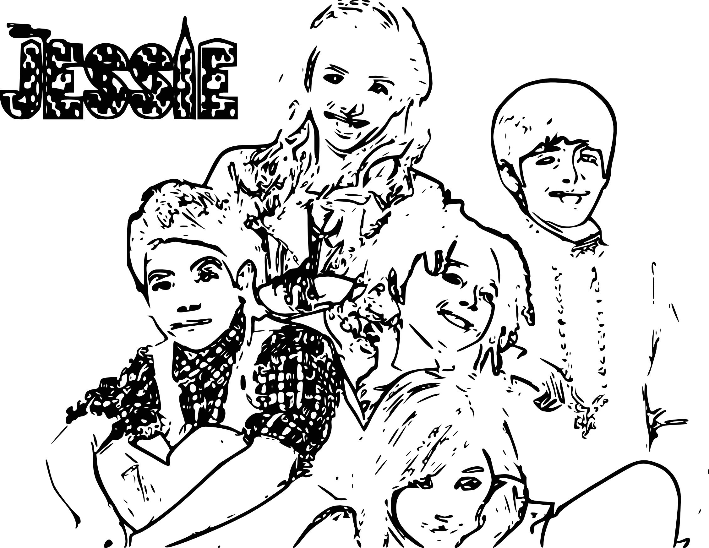 Coloriage Jessie Disney Channel A Imprimer Coloriage Jessie Une Série Disney Channel à Imprimer